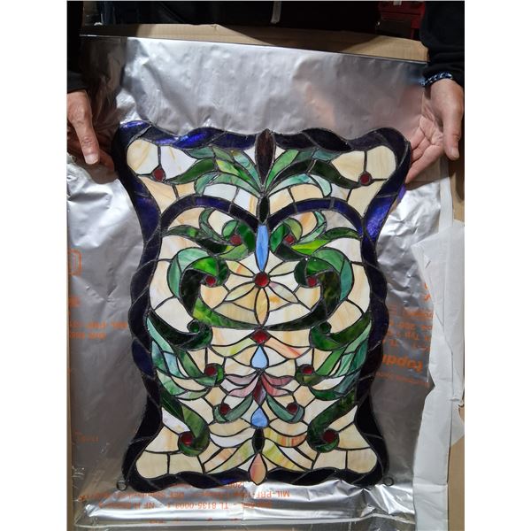 Large piece of stained glass
