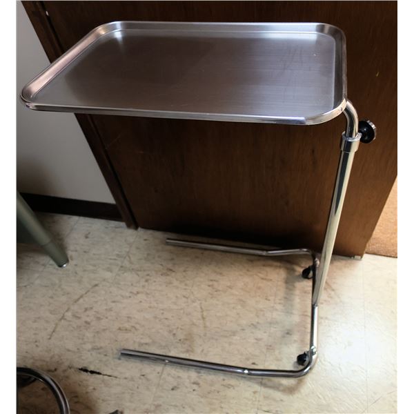 Portable Metal Medical Instrument Stand 19" x 12" x 33"H