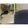 Image 7 : Office Chair w/ Upholstered Seat & Back on Wheels 17" x 18" x 38"H