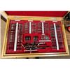 Image 1 : Eye Examination Lens Set in Wooden Case w/ Extra Loose Lenses