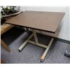 Image 1 : Laminate Table on Wheels 29" x 19" x 27"H