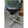 Image 1 : Reliance Metal Stool w/ Upholstered Seat & Adjustable Height