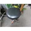Image 2 : Reliance Metal Stool w/ Upholstered Seat & Adjustable Height