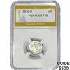 Image 1 : 1936-D Mercury Silver Dime PGA MS65 FSB