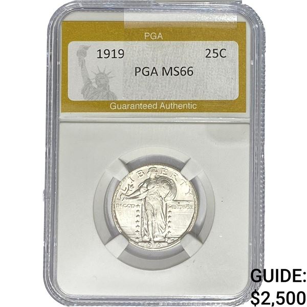1919 Standing Liberty Quarter PGA MS66