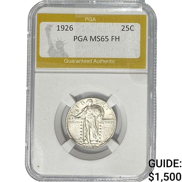 1926 Standing Liberty Quarter PGA MS65 FH