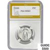 Image 1 : 1930 Standing Liberty Quarter PGA  MS63