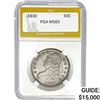 Image 1 : 1830 Capped Bust Half Dollar PGA  MS65