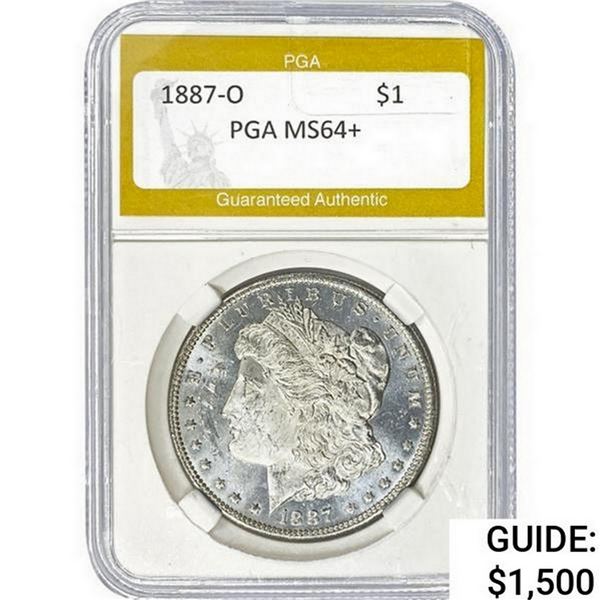 1887-O Morgan Silver Dollar PGA  MS64+