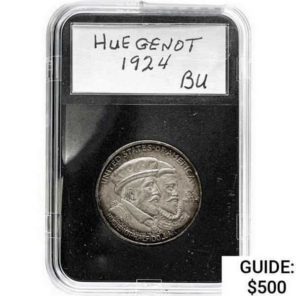 1924 Huguenot Half Dollar GSA BU  UNC