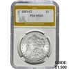 Image 1 : 1883-CC Morgan Silver Dollar PGA MS65