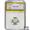 Image 1 : 1871-D Seated Liberty Half Dime PGA MS65
