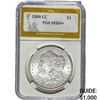 Image 1 : 1884-CC Morgan Silver Dollar PGA MS64+