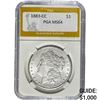 Image 1 : 1883-CC Morgan Silver Dollar PGA MS64