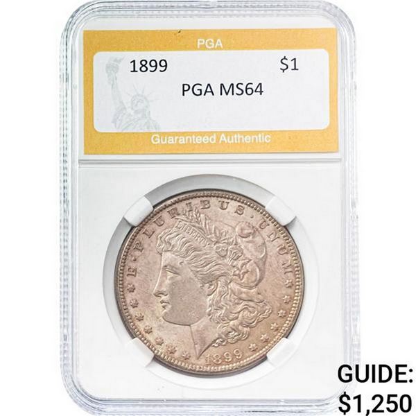1899 Morgan Silver Dollar PGA MS64