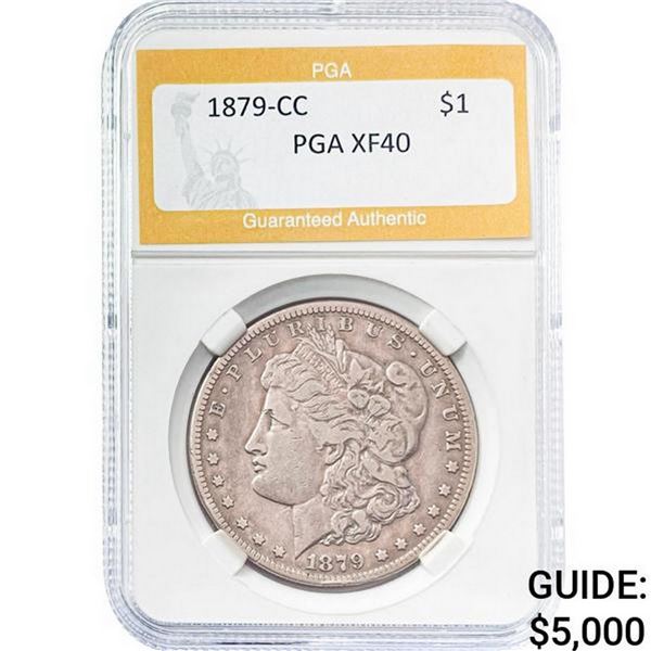 1879-CC Morgan Silver Dollar PGA XF40