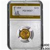 Image 1 : 1904 $2.50 Gold Quarter Eagle PGA MS67