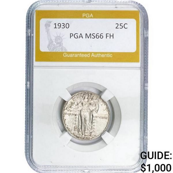 1930 Standing Liberty Quarter PGA MS66 FH