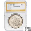 Image 1 : 1884-CC Morgan Silver Dollar PGA MS64