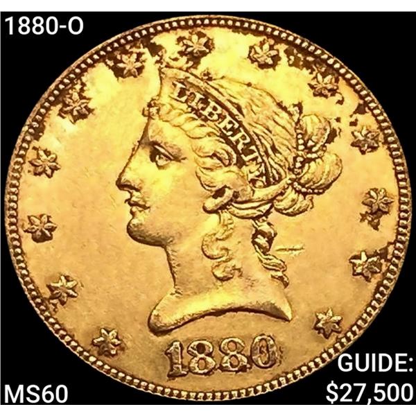 1880-O $10 Gold Eagle UNCIRCULATED