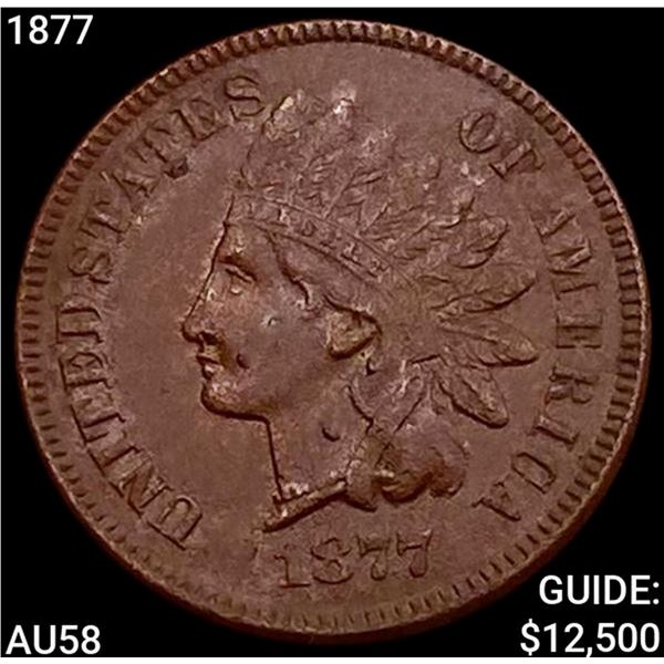 1877 Indian Head Cent CHOICE AU
