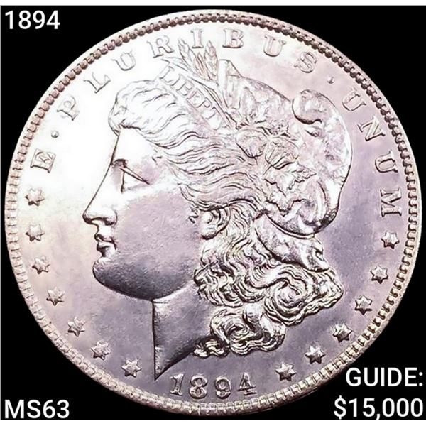 1894 Morgan Silver Dollar CHOICE BU