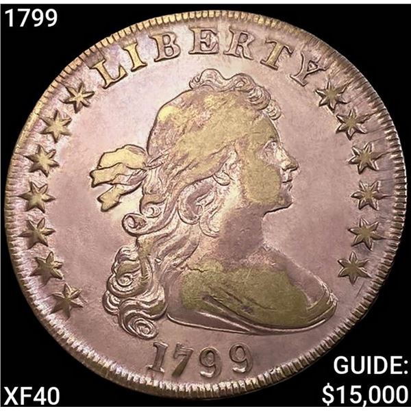 1799 Draped Bust Dollar NEARLY UNCIRCULATED
