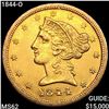 Image 1 : 1844-O $5 Gold Half Eagle UNCIRCULATED
