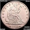Image 1 : 1873-CC Arws Seated Liberty Half Dollar UNCIRCULATED