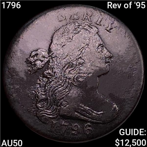 1796 Rev of '95 Draped Bust Large Cent CLOSELY UNCIRCULATED