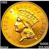 Image 1 : 1885 $3 Gold Piece CHOICE BU