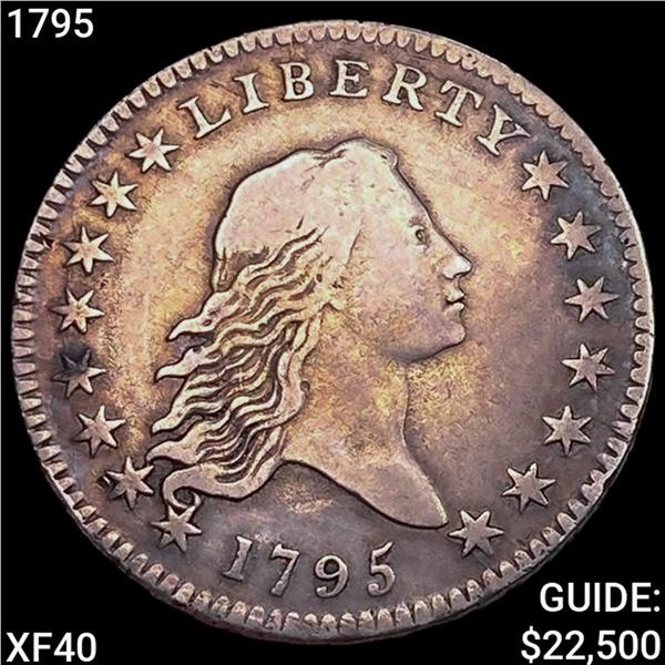1795 Flowing Hair Half Dollar NEARLY UNCIRCULATED