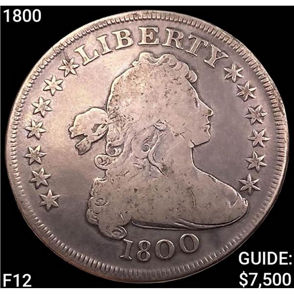 1800 Draped Bust Dollar NICELY CIRCULATED