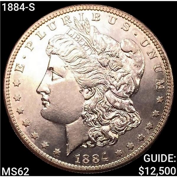 1884-S Morgan Silver Dollar UNCIRCULATED