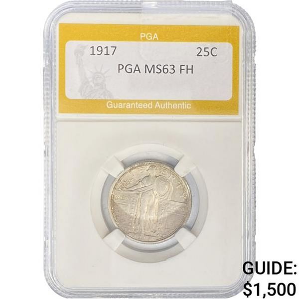 1917 Standing Liberty Quarter PGA MS63