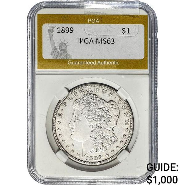 1899 Morgan Silver Dollar PGA MS63