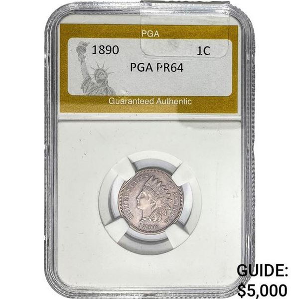 1890 Indian Head Cent PGA PR64