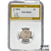 Image 1 : 1864 Indian Head Cent PGA MS64