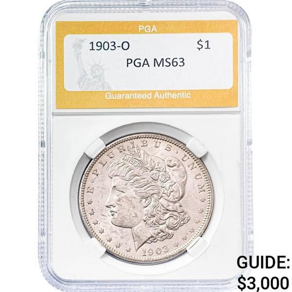 1903-O Morgan Silver Dollar PGA MS63