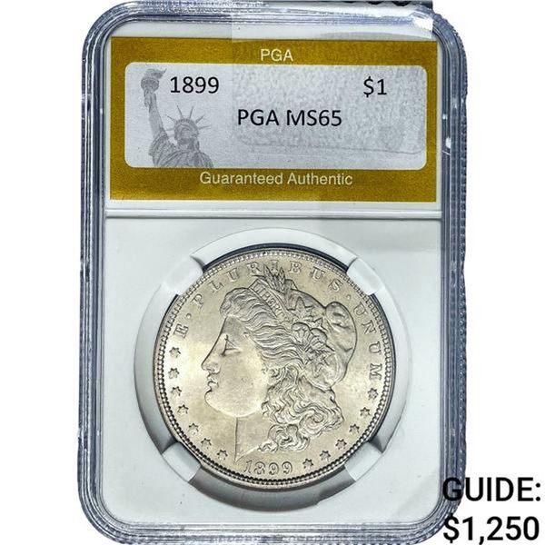 1899 Morgan Silver Dollar PGA MS65