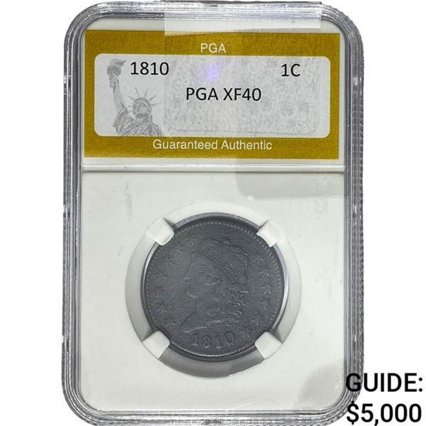 1810 Classic Head Large Cent PGA XF40