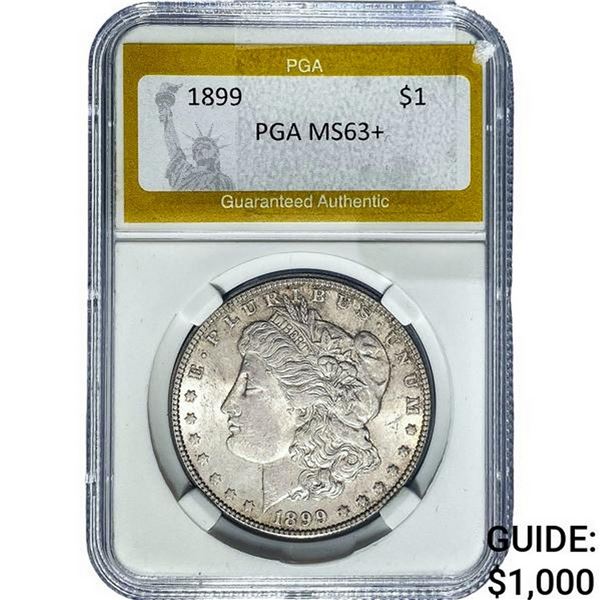 1899 Morgan Silver Dollar PGA MS63+