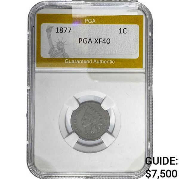 1877 Indian Head Cent PGA XF40