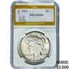 Image 1 : 1921 Silver Peace Dollar PGA MS64