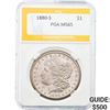 1880-S Morgan Silver Dollar PGA MS65
