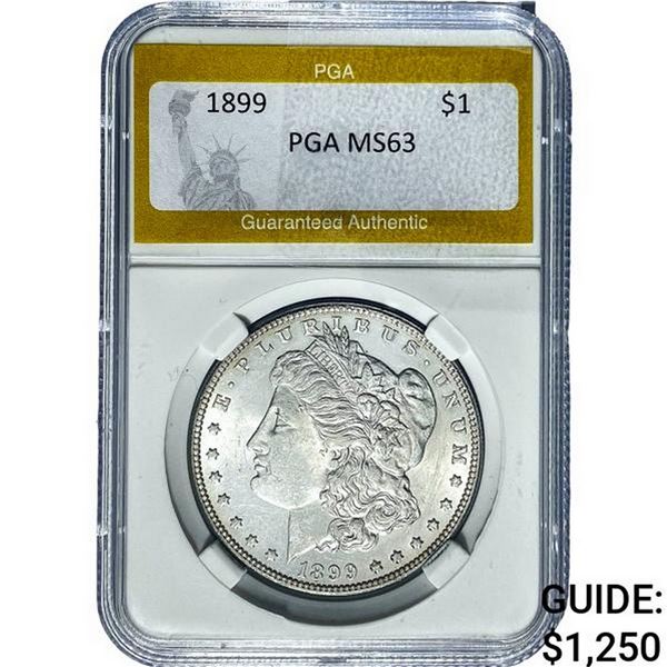 1899 Morgan Silver Dollar PGA MS63
