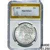 Image 1 : 1899 Morgan Silver Dollar PGA MS63