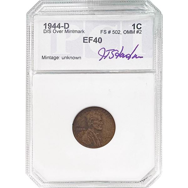 1944-D Wheat Cent PCI EF40