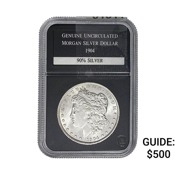 1904-O Morgan Silver Dollar PCS GENUINE