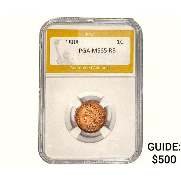 1888 Indian Head Cent PGA MS65 RB